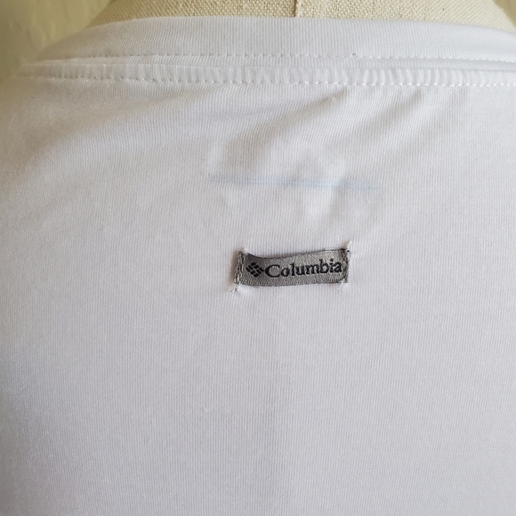 ⭐4/$20 Columbia Women's White Tank Top Medium - Picture 3 of 8